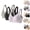 #01 Beige 【Mix, Match & Rotate: Stock Up on Daily Colors】, variant on Womens No Underwire Bras, V-Neck Push-Up Full Coverage Bras with Adjustable Straps & Back Closure, 3 Pack | VerBelle,Purple M