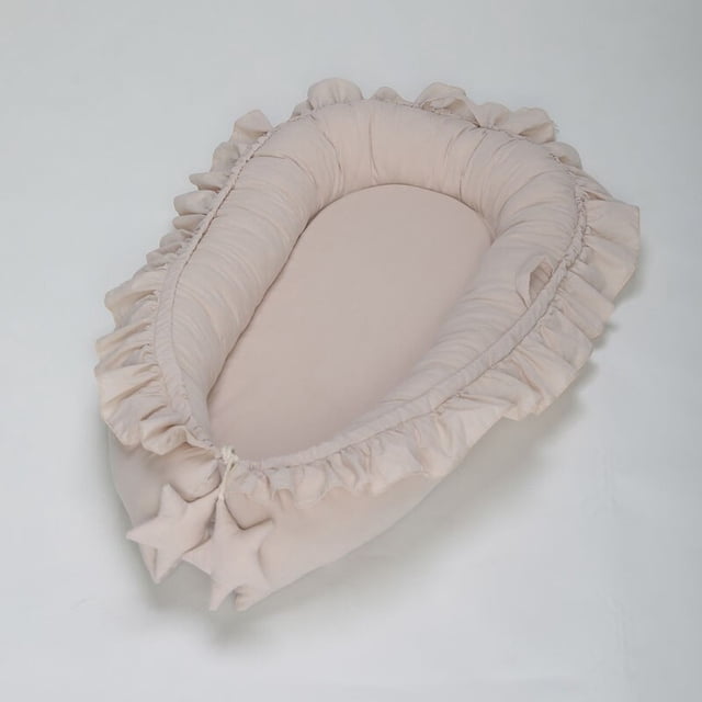 Cuna infantil para exteriores, cuna para recién nacido, cuna para guardería, cochecito, nido para dormir, parachoques, cojín para cuna de bebé, 95x60cm Fivean unisex