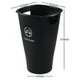 thumbnail image 2 of Anbers 4 Pack Black Plastic Floral Bucket, 16-Inch Farmhouse Fresh Flower Buckets, 2 of 7