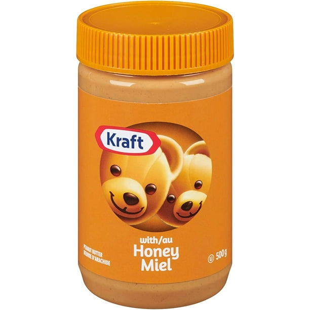 Kraft Peanut Butter with Honey, 500g (pack of 2)