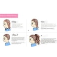 thumbnail image 4 of 35cm Black African Curly Wig High Temperature Fiber Rose Net Cap Natural Looking Heat Resistant, 4 of 8