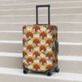 thumbnail image 3 of Wukai Cartoon Sunflowers Elastic Luggage Cover: Personalized Protection for Your Suitcase - Fits 19~29-inch, Washable & Durable Travel Companion-Small, 3 of 8
