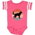 thumbnail image 3 of Inktastic German Shepherd Silhouette Vintage Retro Boys or Girls Baby Bodysuit, 3 of 5