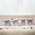 thumbnail image 7 of Ambesonne Ethnic Throw Pillow Cover 4 Pack, Spring Flowers Butterfly, 20", Multicolor, 7 of 7