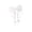 B, variant on Headflower Tassel Ball Ribbon Bow Hair Clip, Fairy Sweet Hairpin for Women and Girls, White, Hair Accessory Headpiece