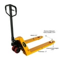 thumbnail image 2 of APOLLOLIFT 5PCS Hydraulic Hand Pallet Jack Manual Pallet Truck-5500lbs and 48x27" Fork, 2 of 8