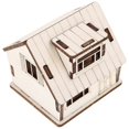 thumbnail image 1 of Miniature Wood House Model for Architectural Scene with 1 Piece Realistic Design, 1 of 5
