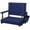 Navy Blue, variant on SPECSTAR Stadium Seats with Back Support and Cushion Black 1 Pack
