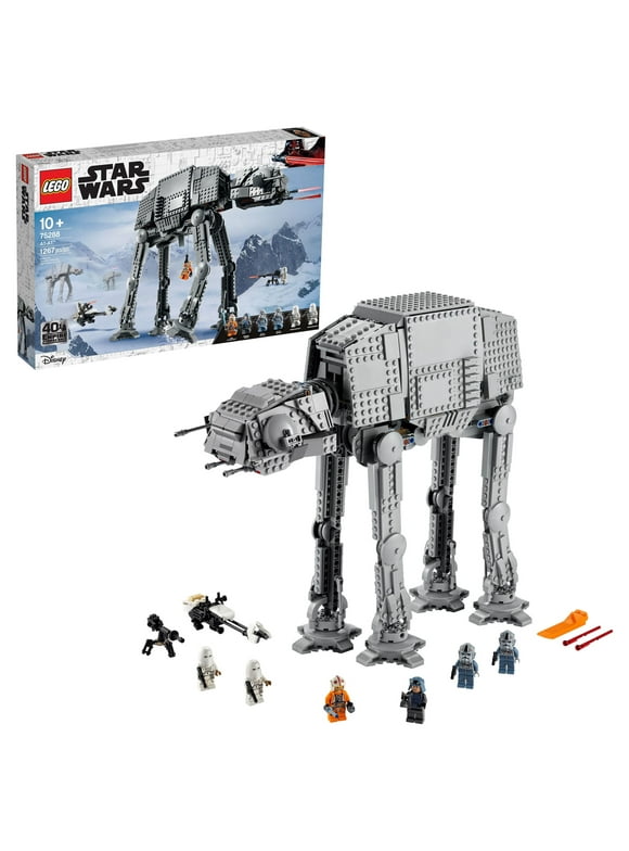 LEGO Star Wars AT-AT Walker 75288 Building Toy, 40th Anniversary Collectible Figure Set, Room Dcor, Gift Idea for Kids, Boys & Girls with 6 Minifigures