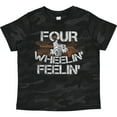 thumbnail image 3 of Inktastic Four Wheeling Mudding Activity Boys or Girls Toddler T-Shirt, 3 of 5