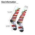 thumbnail image 5 of Balery Funny Christmas Gnome Printed Novelty Socks Men's Women's Crew Socks Sports Socks Knee High Socks Cotton Socks Quirky and Cool Socks, 5 of 9