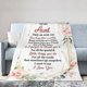 thumbnail image 1 of LHSHID To My Aunt Throw Blanket Soft Fuzzy Fleece Blanket For Couch Bed Living Room Decoration 30x40in, 1 of 6