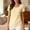 Yellow women scoop neck t shirts a1, variant on SSZMDLB Women T-Shirts Short Sleeve Scoop Neck Summer Tops Basic Tee Shirt Comfy Casual Everyday Wear Workout Clothes, Yellow XL