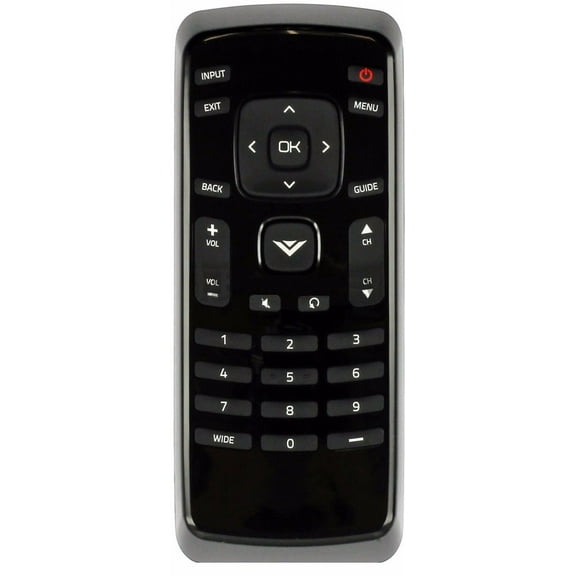 VIZIO XRT020 Remote Control, Retail Packaging, for VIZIO D24H-C1/D28H-C1/D32H-C0, Black, (New)