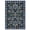 Blue, variant on FairOnly 9'x12'Modern Pastoral Flowers & Butterflies Print Machine Washable Area Rug for Living Room Bedroom Non Slip Stain & Pet Friendly Indoor Rug for Home Decor,Green