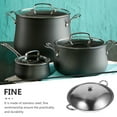 thumbnail image 4 of Electric Stainless Steel Stove for Home Cooking, Noodle Wok and Griddle Combo, Portable Cook Pot, 4 of 6
