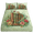 Fold Hem 55x60, variant on Lotusprint LLC 2D Print Personalized Vintage Books Quilt Bedding Set 55x60, Custom Name Library Style Quilt Set