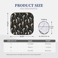 thumbnail image 2 of KLL Dancing Skeleton Party Windshield Sun Shade 2-Piece Foldable Car Front Window Sunshade for Most Sedans SUV Truck- Large, 2 of 5