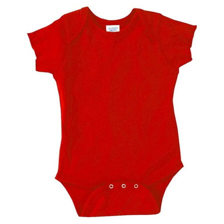 - Rabbit Skins 4400 Infant Bodysuit - Red - 6 Months