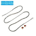 thumbnail image 3 of Bow String Replacement,12 Strands Recurve Bowstring with Nock Point for AMO 50", Black, 3 of 6