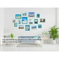 thumbnail image 4 of CORE ART 4x4 Picture Frames Soft Blue Photo Frames Set of 2, Square Colorful Frame with HD Plexiglass, Wall or Tabletop Display, 4 of 5