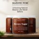 thumbnail image 4 of Exfoliante de Azúcar Moreno Majestic Pure Natural para Celulitis, Estrías, Acné y Venas Varicosas, 4 of 8
