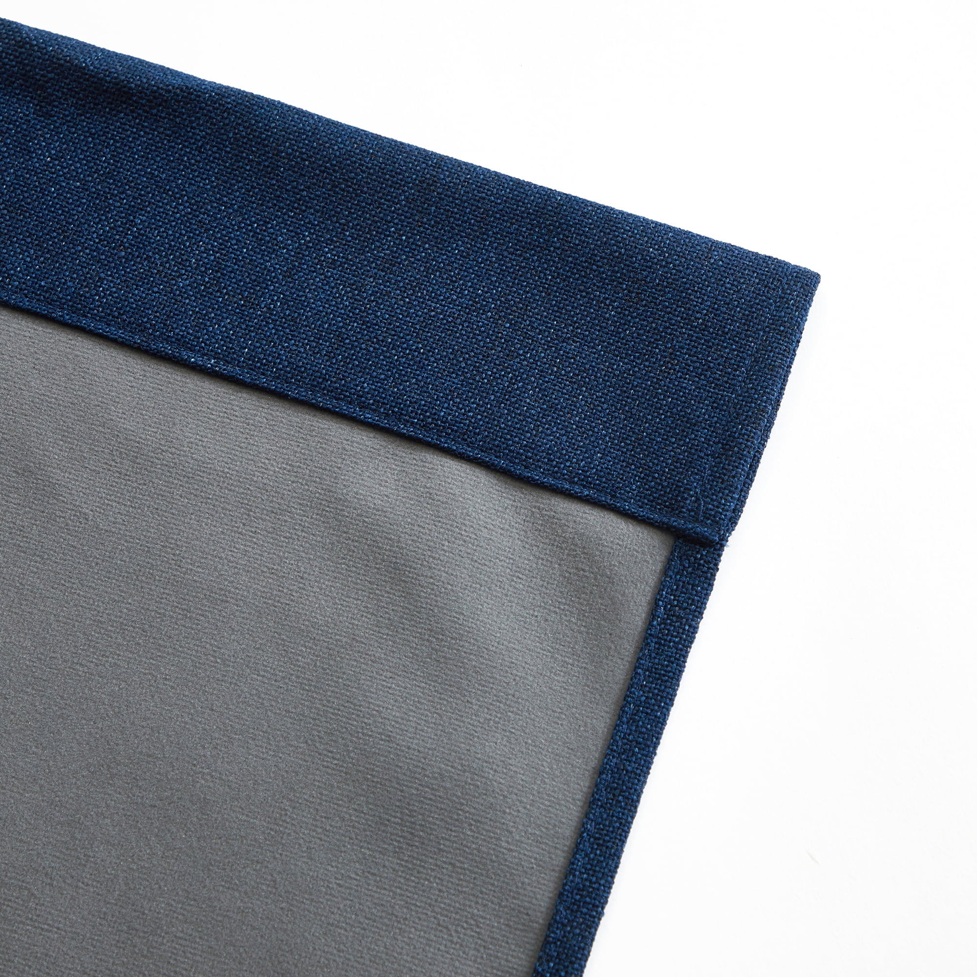 Mainstays Solid Twill Blackout Curtain Panel and Sheers, Set of 4, Blue Cove, 27.5" W x 84" L