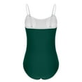 thumbnail image 4 of Tsesme One Piece Swimsuit for Women Slimming Bathing Suit Color Block Spaghetti Strap High Cut Swimwear, 4 of 6