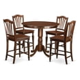 thumbnail image 1 of East West Furniture Trenton 5 Piece High Splat Dining Table Set, 1 of 2