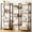 Vintage-4 Tier, variant on Casacomoda Triple Wide 6 Tier Bookshelf, Rustic Industrial Style Bookcases with 15 Open Display Shelves, Modern Tall Bookcase Furniture for Bedroom, Living Room and Home Office, Rustic Brown