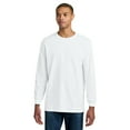 thumbnail image 3 of American Apparel Heavyweight Long Sleeve Crew T-Shirt, Blank White 6-Pack, XL, Men's Cotton Tee, 3 of 7