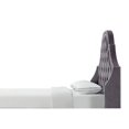 thumbnail image 5 of Aaron Grey Velvet Tufted Headboard - Queen Size - Upholstered - Tufted, 5 of 9