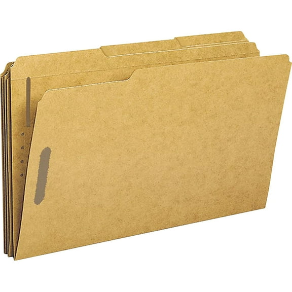Business Source, BSN17232, Kraft Fastener Folders, 50 / Box
