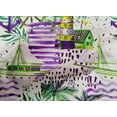thumbnail image 5 of oneOone Cotton Cambric Purple Fabric Ocean Lighthouse Sewing Craft Projects Fabric Prints By Yard 56 Inch Wide, 5 of 6