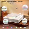 thumbnail image 3 of Tocadiscos todo en uno Record Player LP&No.1 blanco con BT, 3 of 8