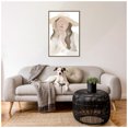 thumbnail image 3 of Amanti Art Lady in Neutral Framed Canvas Wall Art Print, 3 of 7