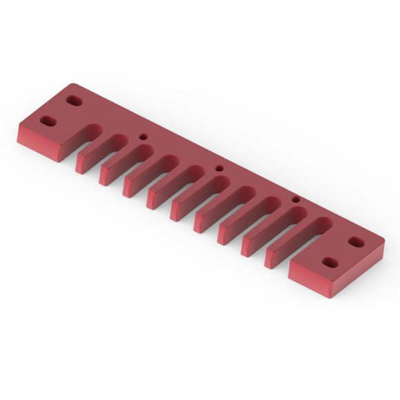 Greensen Aluminum Alloy Comb Harmonica Part for Hohner Marine Band Crossover / Deluxe ,Harmonica Comb, Comb Parts
