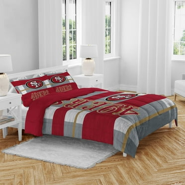 San Francisco 49ers Heathered Stripe 3-Piece Full/Queen Bed Set