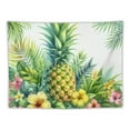 thumbnail image 5 of GOSMITH Decorations for Dorm Pretty Pineapple in Tropical Flowers Illustration Tapestry Painting, 5 of 6