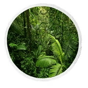 ECZJNT Tropical Rain Forest Costa Rica Beach Towel Beach Blanket Beach Yoga Mat