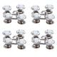 thumbnail image 3 of 16 Uds. De alfileres de botón, reutilizables, resistentes, duraderos, desmontables, diseño de ranura para tarjeta, práctico botón de Jean, diamantes de imitación blancos pequeños, 3 of 5