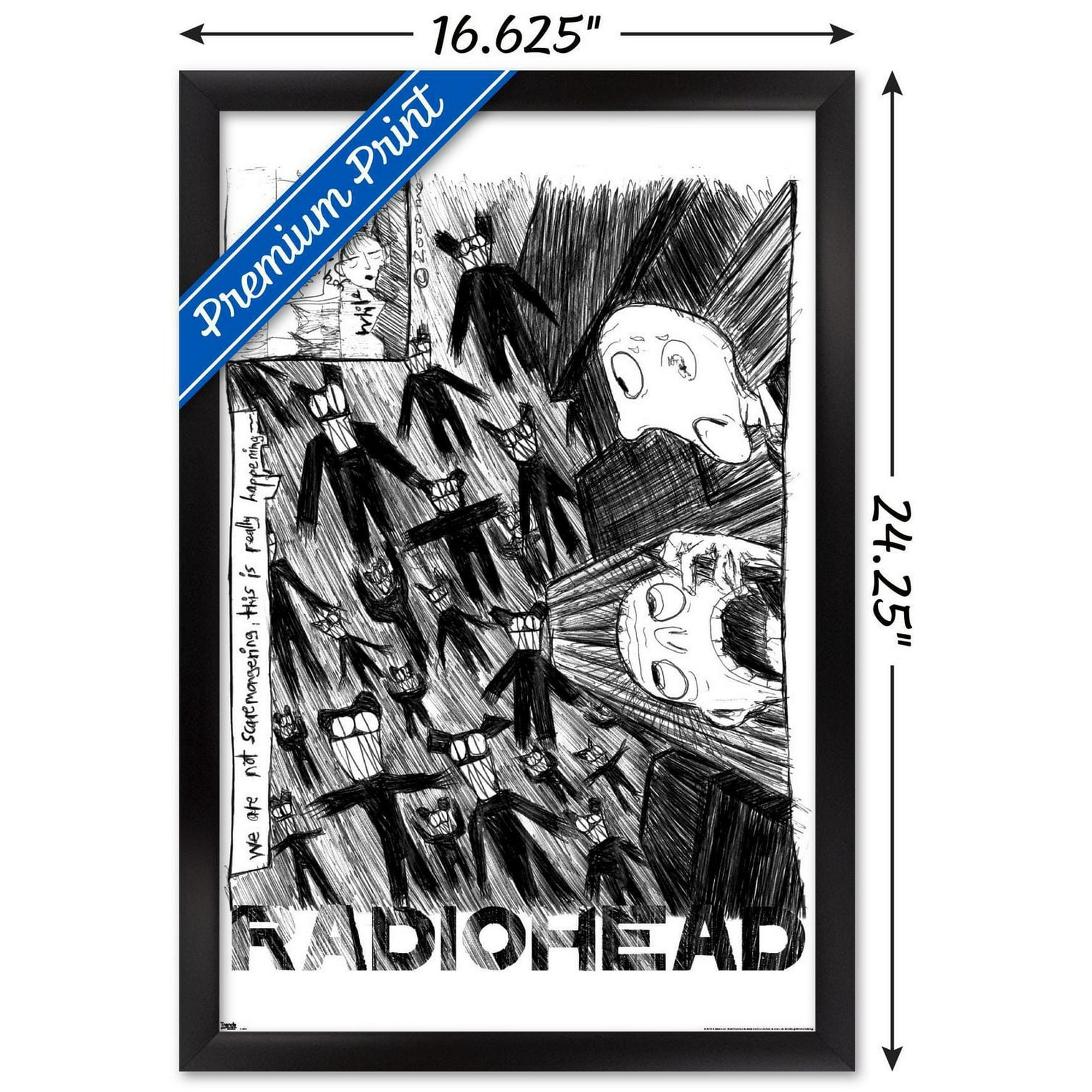 Radiohead - Scribble Wall Poster, 14.725