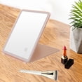 thumbnail image 3 of Espejo de maquillaje LED con interruptor táctil, ajustable de 120 degree, espejo de Rosa monocromático Yuyangstore Espejo de vanidad, 3 of 8