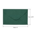 thumbnail image 2 of REGALWOVEN Mini Envelopes, Mini Card Business Card Envelope for Greeting Weddings Dark Green, 2 of 6