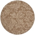 thumbnail image 4 of SAFAVIEH Impressions Emmalyn Textured Floral Wool Runner Rug, Light Brown, 2'3" x 8', 4 of 9