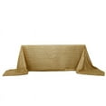 thumbnail image 5 of BalsaCircle Gold 90" x 156" Accordion Crinkle Taffeta Rectangular Tablecloth Reception, 5 of 8