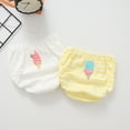 thumbnail image 5 of WUANDIXFA Girls Sports Panties Girls' 100% Cotton Underwear Comfortable & Breathable Panties for Kids Pack of 2 Yellow,120, 5 of 9