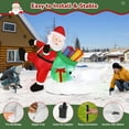 thumbnail image 6 of Firstness 7ft Christmas Inflatable, Santa and Dog Inflatable with LED Lights for Christmas Holiday Outdoor Yard Decorations, 6 of 8