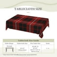thumbnail image 6 of Rectangle Table Cloth, Clan Cummingham Tartan Resistant Washable Tablecloth Decorative Table Cover for Dining, Indoor and Outdoor, 6 of 6