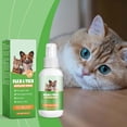 thumbnail image 4 of Peppermint Lemon Pet Flea Spray for Dogs and Cats Natural Extract Formula Helps Maintain Clean Coat 50ml Home Travel Use, 4 of 8
